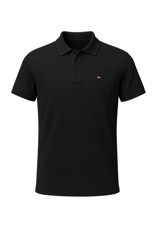 Тениска с яка Tommy Hilfiger