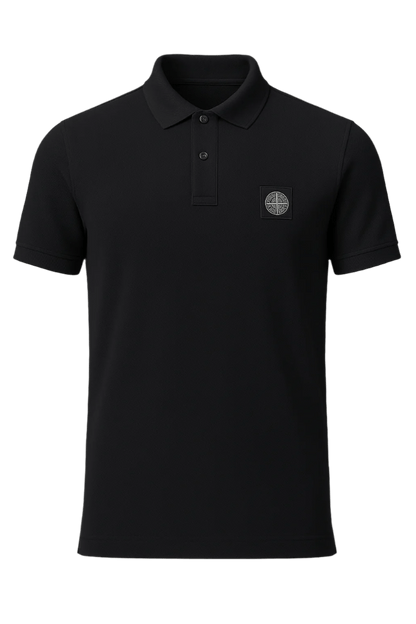 Тениска с яка Stone Island