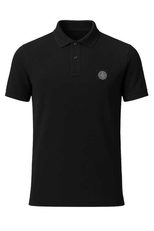 Тениска с яка Stone Island