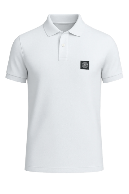 Тениска с яка Stone Island