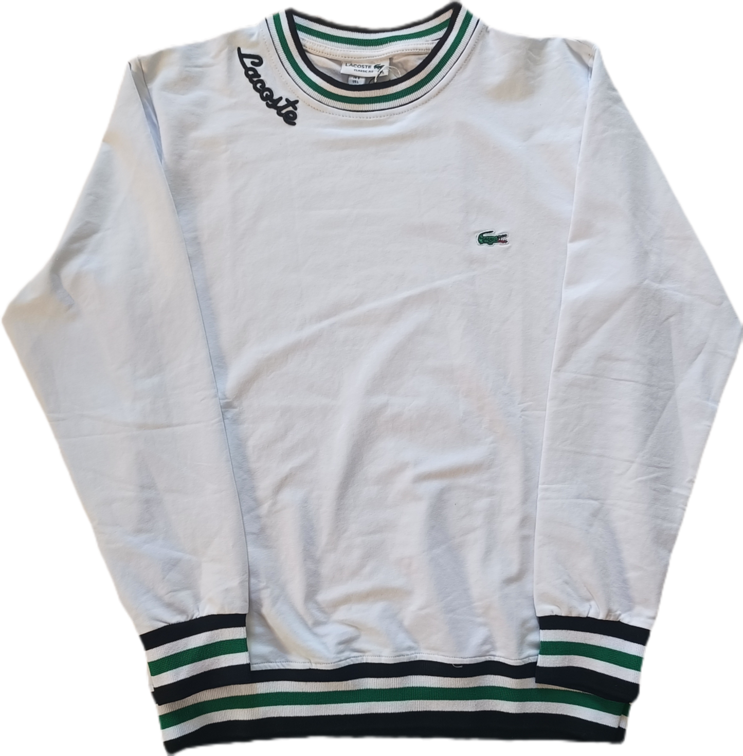 Бяла блуза Lacoste – изглед отпред