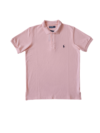 Тениска с яка Polo Ralph Lauren в розово